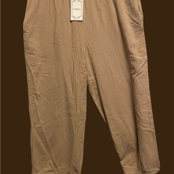 E-Rétro women's cotton  harem pants - Picture 3 of 7